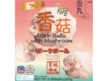 PORK BALLS WITH MUSHROOM 255.00 GRAM